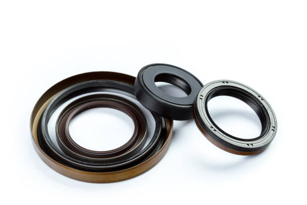 seal and camshaft crankshaft car on a white background seal and camshaft crankshaft car on a white background