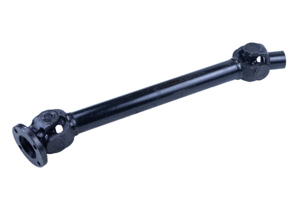 Universal joint cardan shaft in black, isolated on a white background Universal joint cardan shaft in black, isolated on a white background